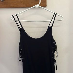 mini dress with side crossing